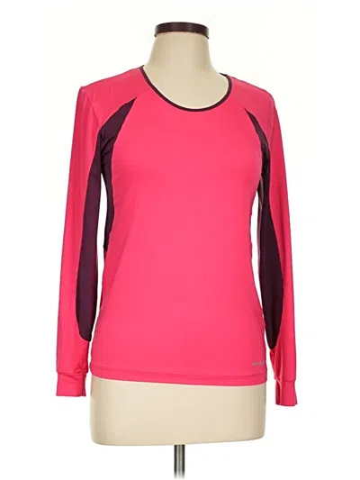 Pre-owned Brooks Long Sleeve T-shirt In Pink