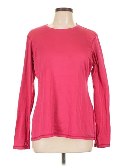 Pre-owned Brooks Long Sleeve T-shirt In Pink