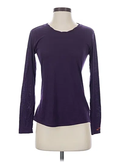Pre-owned Brooks Long Sleeve T-shirt In Purple
