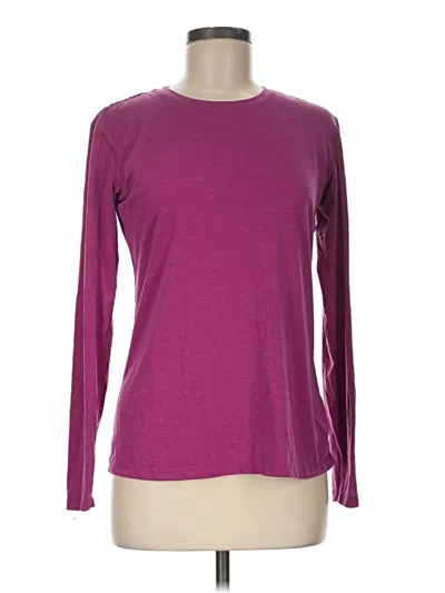 Pre-owned Brooks Long Sleeve T-shirt In Purple