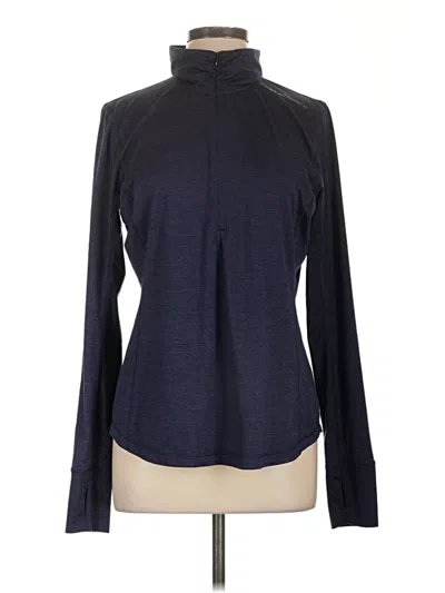 Pre-owned Brooks Long Sleeve Turtleneck In Blue