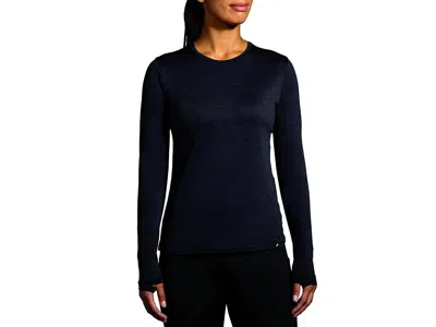 Brooks Luxe Long Sleeve In Blue