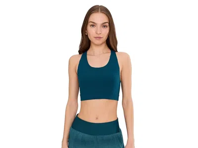 Brooks Luxe Pocket Bra In Purple