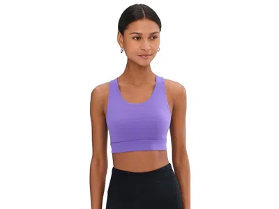 Brooks Luxe Pocket Bra In Purple