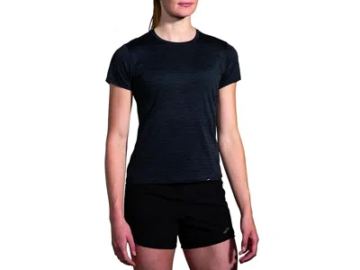Brooks Luxe Short Sleeve In Blue