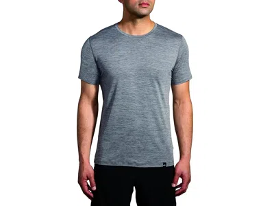 Brooks Luxe Short Sleeve In Gray