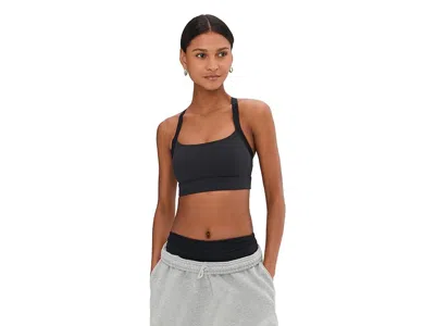 Brooks Luxe Strappy Bra In Black