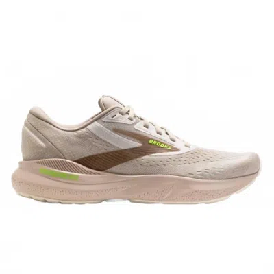Brooks Men Adrenaline Gts 24 Running Shoes In Chateau Grey/portabella/green In Multi