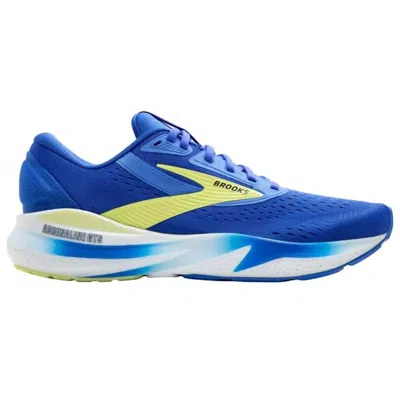 Brooks Men Adrenaline Gts 24 Running Shoes In Cobalt/neo Yellow/peacoat In Multi