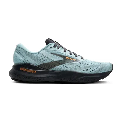 Brooks Men's Adrenaline Gts 24 Running Shoes In Winter Sky/ebony/orange In Blue
