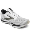 Brooks Adrenaline Gts 24 Running Shoe In White,black