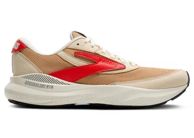Pre-owned Brooks Men's  Adrenaline Gts 24 Sneakers In Taffy/cherry Tomato/black In Multi