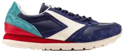 Pre-owned Brooks Men's  Chariot Bait Centennial Sneakers In Navy Blue/green/red
