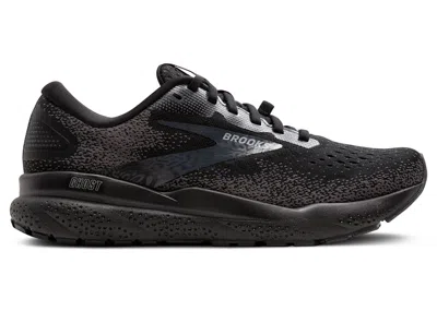 Pre-owned Brooks Men's  Ghost 16 Goretex Sneakers In Black/ebony