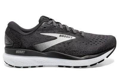 Pre-owned Brooks Men's  Ghost 16 Sneakers In Black/grey/white In Multi