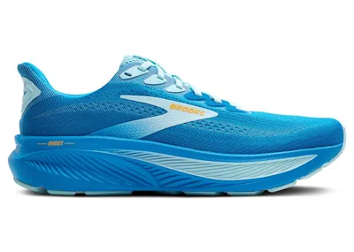 Pre-owned Brooks Men's  Ghost 17 Sneakers In Cloissone/blue/orange