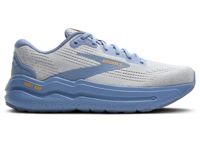 Pre-owned Brooks Men's  Ghost Max 2 Sneakers In Oyster Mushroom/blue/orange In Multi