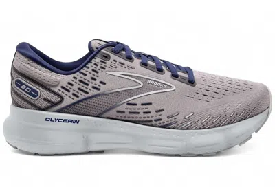 Pre-owned Brooks Men's  Glycerin 20 Sneakers In Alloy/grey/blue