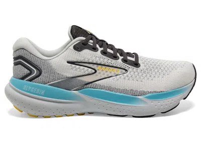 Pre-owned Brooks Men's  Glycerin 21 Sneakers In Coconut/forged Iron/yellow