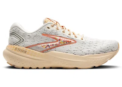Pre-owned Brooks Men's  Glycerin 21 Sneakers In Snow/dawn/straw