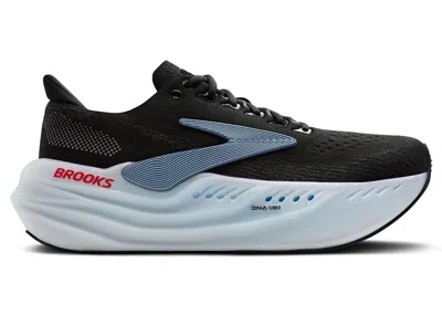 Pre-owned Brooks Men's  Glycerin Max Sneakers In Black/ebony/winter Sky Blue