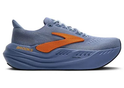 Pre-owned Brooks Men's  Glycerin Max Sneakers In Country Blue/sky/orange