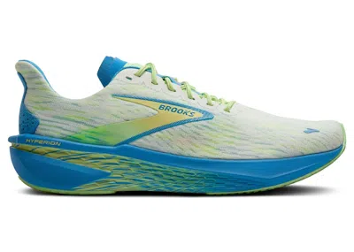 Pre-owned Brooks Men's  Hyperion 2 Sneakers In White/elfin/patina