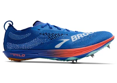 Pre-owned Brooks Men's  Hyperion Elite Ld Sneakers In Cobalt Blue/pink Clay/orange In Multi