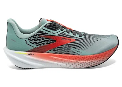Pre-owned Brooks Men's  Hyperion Max Sneakers In Blue Surf/cherry/nightlife