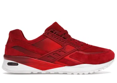 Pre-owned Brooks Men's  Regent Bait Inferno Sneakers In Jester Red/fiery Red/clear In Multi