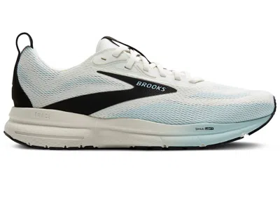 Pre-owned Brooks Men's  Trace 4 Sneakers In Grey/wintersky Blue/black