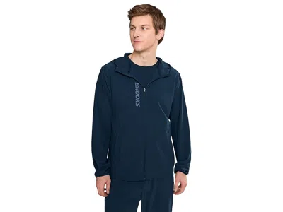 Brooks Men's Canopy Jacket Men's Coat Midnight Run: Md In Blue
