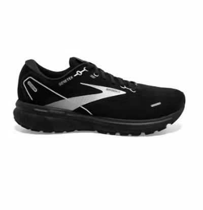 Brooks Men's Ghost 14 Gtx Shoes- Medium In Black/black/ebony
