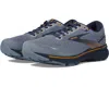 Brooks Men's Ghost 15 Running Shoes ( D Width ) In Flinestone/peacoat/oak In Grey