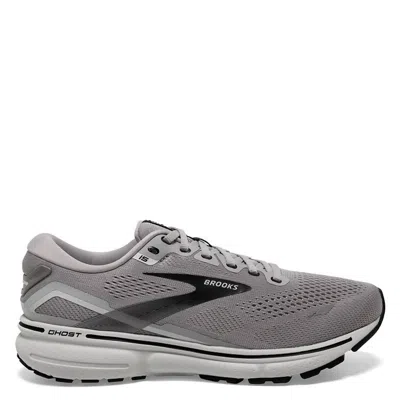 Brooks Men's Ghost 15 Shoe In Alloy/oyster/black In Gray