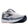 Brooks Men's Ghost 16 Road Running Shoes In White/peacoat/orange