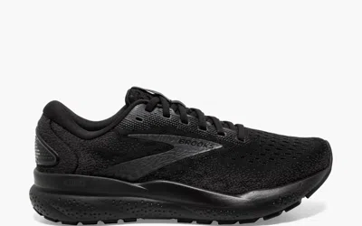 BROOKS MEN'S GHOST 16 RUNNING SHOE IN BLACK/BLACK/EBONY