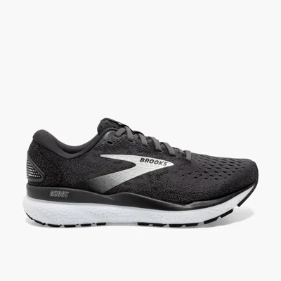 Brooks Men's Ghost 16 Running Shoes In Black/grey/white In Multi