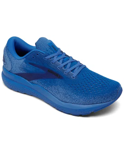 Brooks Men's Ghost 16 Running Sneakers From Finish Line In Palace Blue