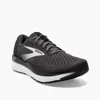 Brooks Men's Ghost 16 Sneakers In Black/ Grey/ White