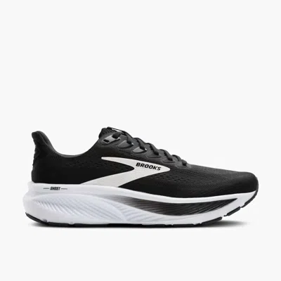 Brooks Mens  Ghost 17 In Grey/black/white