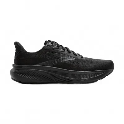 BROOKS MEN'S GHOST 17 RUNNING SHOES IN BLACK/BLACK/EBONY