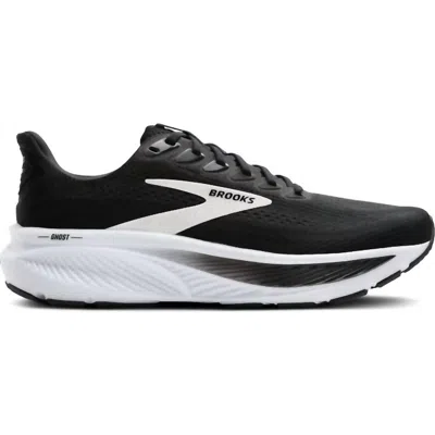 Brooks Mens  Ghost 17 In Grey/black/white
