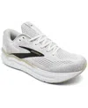 Brooks Men's Ghost Max 2 Running Sneakers From Finish Line In White,pelican