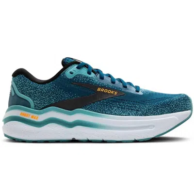 Brooks Men's Ghost Max 2 Shoe In Moroccon Blue/aqua/orange Pop