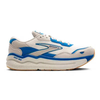 Brooks Men's Ghost Max Se Running Shoes In Silver Lining/blue/surf The Web In Multi