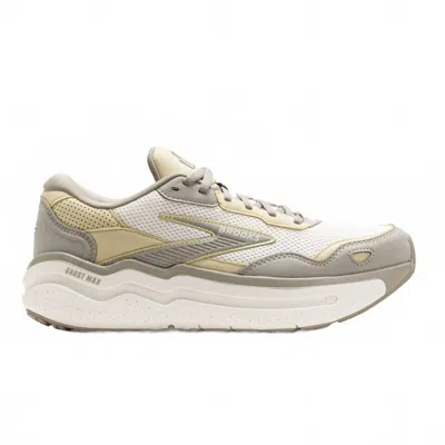 Brooks Men's Ghost Max Se Shoe In London Fog/green Haze/coconut In Multi
