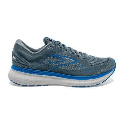 Brooks Men's Glycerin 19 Running Shoes - D/medium Width In Quarry/grey/dark Blue