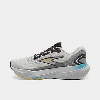 Brooks Men's Glycerin 21 Running Shoes (wide Width) In Coconut/forged Iron/yellow