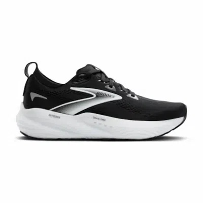 Brooks Men's Glycerin 22 Running Shoes In Black Grey White